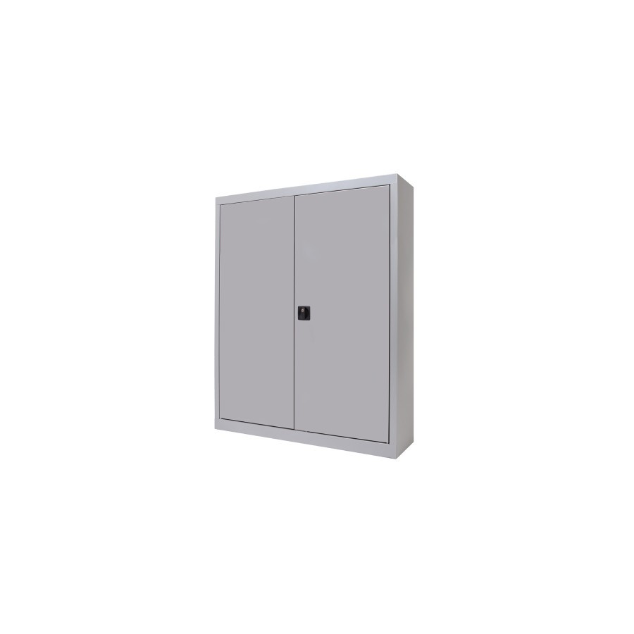 2949-ARMARIO METALICO PUERTAS BATIENTES 105X102X45 INCLUYE 2 BALDAS. COLOR GRIS. MEDIDA 102X105X45CM (LAXALXPR) ROCADA 1