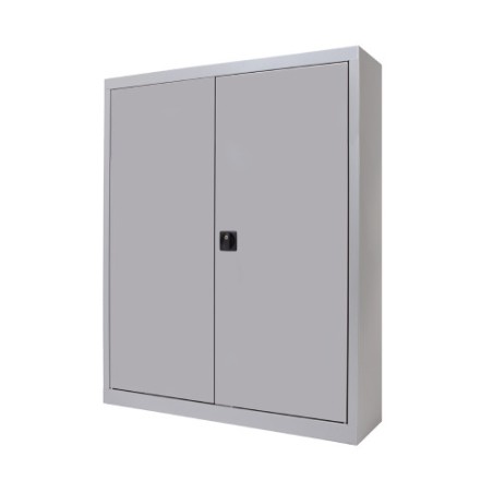 2949-ARMARIO METALICO PUERTAS BATIENTES 105X102X45 INCLUYE 2 BALDAS. COLOR GRIS. MEDIDA 102X105X45CM (LAXALXPR) ROCADA 1