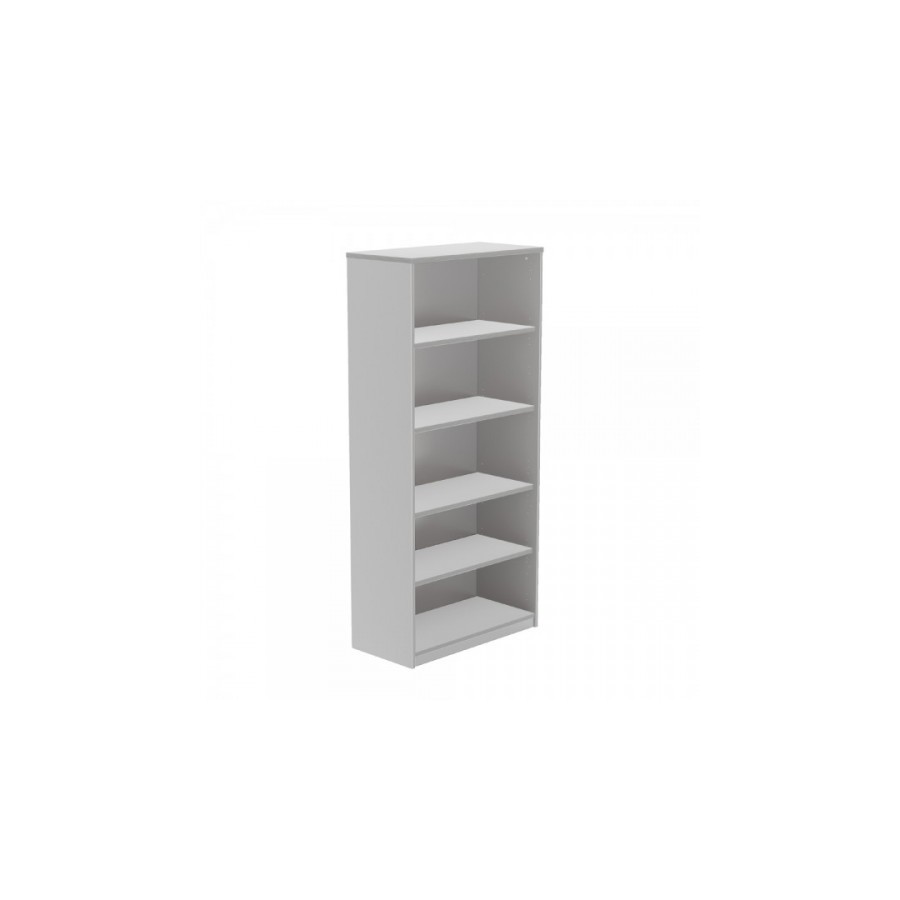 2953-ARMARIO ESTANTERIA ALTO SIN PUERTAS 195X90X45 ESTRUCTURA ALUMINIO/TAPA GRIS ROCADA 1101AN02V24