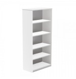 2954-ARMARIO ESTANTERIA ALTO SIN PUERTAS 195X90X45 ESTRUCTURA BLANCA/TAPA BLANCO ROCADA 1101AW04V24