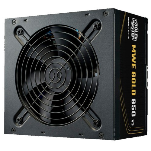 29546-FUENTE ALIMENTACION COOLER MASTER MWE GOLD 650 V3 650W ATX 3.1 NON MODULLAR (MPE-6502-ACAAG-3BEU)