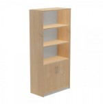 2960-ARMARIO ALTO CON PUERTAS BAJAS 195X90X45 ESTRUCTURA ROBLE/PUERTAS ROBLE ROCADA 1103AR08V24