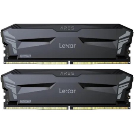 29651-LEXAR MEMORIA ARES DDR5 6000 CL32 1.35V MEMORY WITH HEATSINK, NON-RGB LIGHTING, DUAL PACK, BLACK COLOR