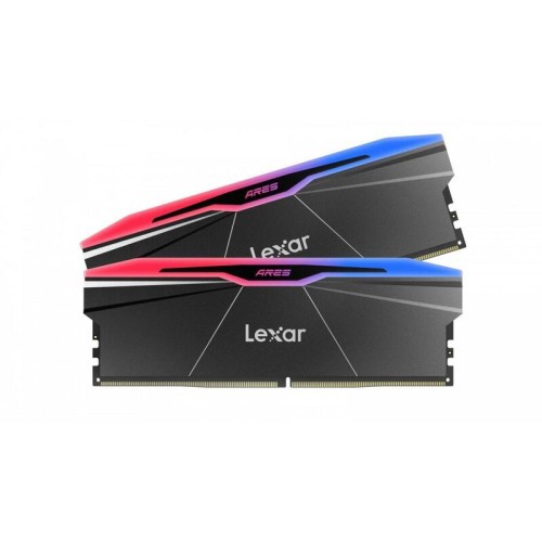 29653-LEXAR MEMORIA ARES 2.0 DDR5 6000 CL30 1.35V MEMORY WITH HEATSINK AND RGB LIGHTING,DUAL PACK, BLACK COLOR