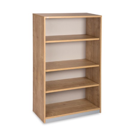 2968-ARMARIO ESTANTERIA MEDIO SIN PUERTAS 156X90X45 ESTRUCTURA ROBLE/TAPA ROBLE ROCADA 1055AR08V24