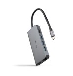 29680-TOOQ HUB USB-C 3xUSB-A+HDMI+USB-C CARGA+RJ45+TF+SD