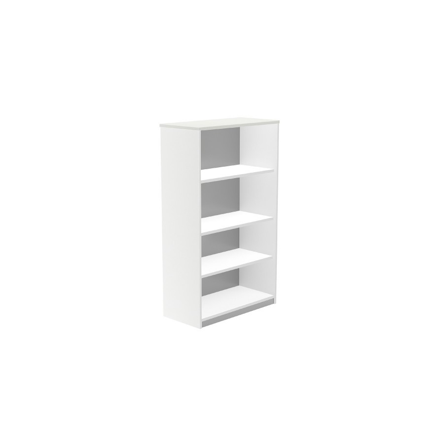 2971-ARMARIO ESTANTERIA MEDIO SIN PUERTAS 156X90X45 ESTRUCTURA BLANCA/TAPA BLANCO ROCADA 1055AW04V24