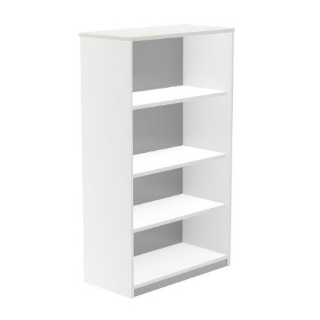 2971-ARMARIO ESTANTERIA MEDIO SIN PUERTAS 156X90X45 ESTRUCTURA BLANCA/TAPA BLANCO ROCADA 1055AW04V24