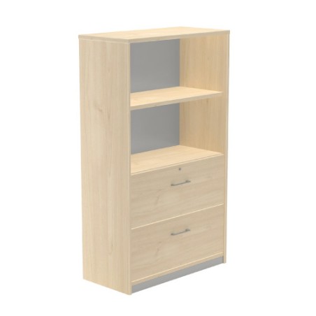 2972-ARMARIO MEDIO CARPETERO 156X90X45 ESTRUCTURA HAYA/FRONTALES HAYA ROCADA 1056AA01V24