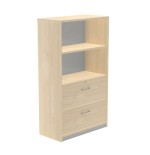 2972-ARMARIO MEDIO CARPETERO 156X90X45 ESTRUCTURA HAYA/FRONTALES HAYA ROCADA 1056AA01V24