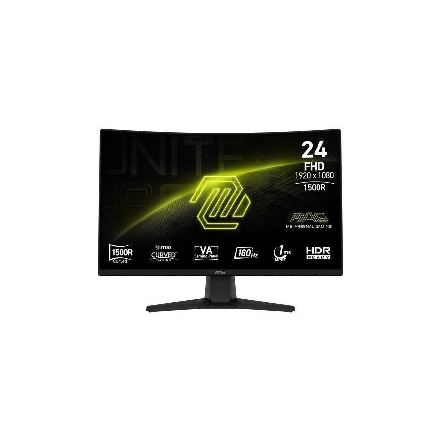 29735-MSI MAG 242C pantalla para PC 59,9 cm (23.6") 1920 x 1080 Pixeles Full HD LCD Negro