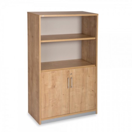 2977-ARMARIO MEDIO CON PUERTAS BAJAS 156X90X45 ESTRUCTURA ROBLE/PUERTAS ROBLE ROCADA 1057AR08V24