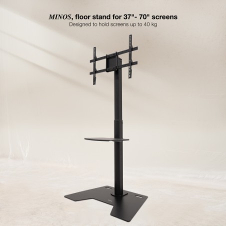 29771-TooQ Soporte Elevador Multiusos para Monitor/Portatil, Negro