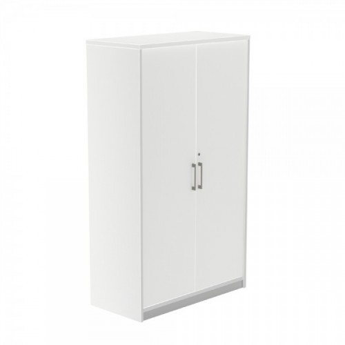 2983-ARMARIO MEDIO CON PUERTAS 156X90X45 ESTRUCTURA BLANCA/PUERTAS BLANCO ROCADA 1058AW04V24