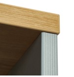 2985-ARMARIO ESTANTERIA BAJO SIN PUERTAS 78X90X45 ESTRUCTURA HAYA/TAPA HAYA ROCADA 1004AA01V24