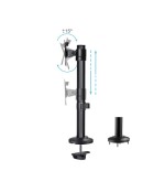 29860-TooQ Soporte de Mesa para Pantallas 17"-32", Color Negro