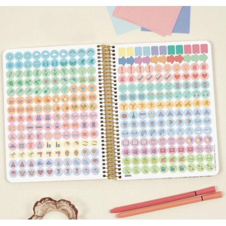 29918-AGENDA 16 MESES SEPTIEMBRE 2025-DICIEMBRE 2026 CLOE E10-155X212 SEMANA VISTA HORIZONTAL ROSA+ FINOCAM 627100226