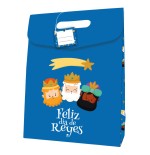 29960-BOLSA CARTON CIERRE ADHESIVO REYES MAGOS (338X41 CM) COLORES SURTIDOS BISMARK 332880