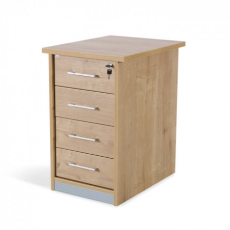 3000-CAJONERA BUCK 4 CAJONES. LATERALES ROBLE / TECHO + FRENTE ROBLE ROCADA 4005AR08V24