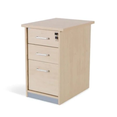 3003-CAJONERA BUCK 2 CAJONES + CARPETERO. LATERALES HAYA / TECHO + FRENTE HAYA ROCADA 4006AA01V24