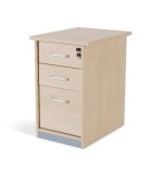 3003-CAJONERA BUCK 2 CAJONES + CARPETERO. LATERALES HAYA / TECHO + FRENTE HAYA ROCADA 4006AA01V24