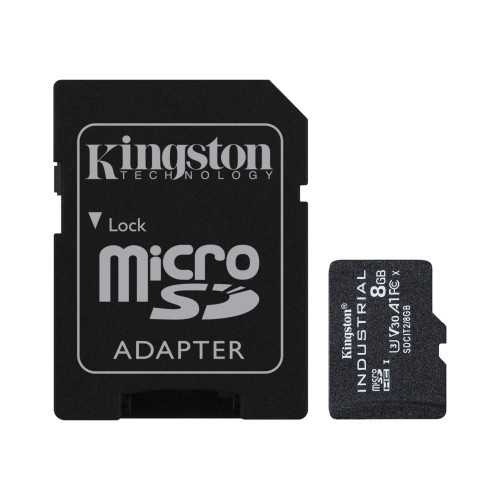 30054-Kingston Technology Industrial 8 GB MicroSDHC UHS-I Clase 10