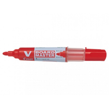 301-ROTULADOR PIZARRA VBOARD 1.8 PUNTA FIBRA ROJO PILOT WBMA-VBM-M-R-BG