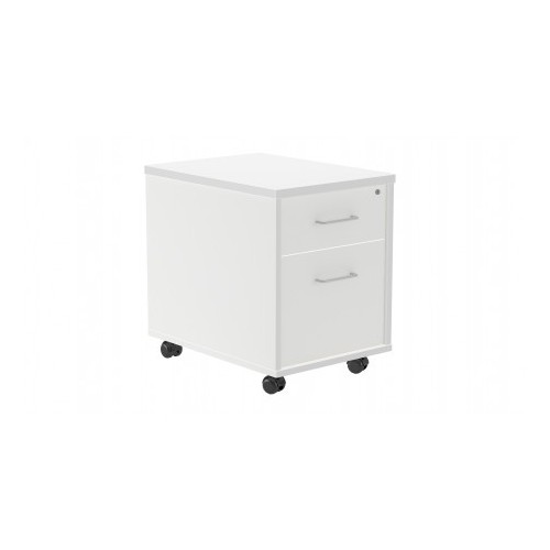 3014-CAJONERA BUCK MOVIL 1 CAJON + CARPETERO. COLOR: ESTRUCTURA BLANCA / FRONTAL BLANCO ROCADA 4004AW04V24