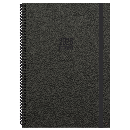 30203-AGENDA 2026 TOKIO D/P 17x24 NEGRO CASTELLANO INGRAF 356562