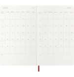30232-AGENDA 2026 TAPA BLANDA 12 MESES DIARIA L (13 X 21 CM) ROJO MOLESKINE DSF212DC3Y26