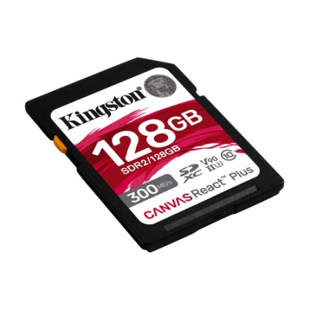 30245-Kingston Technology Canvas React Plus 128 GB SD UHS-II Clase 10