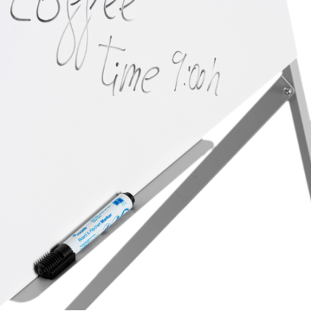 30246-PIZARRA CONFERENCIAS MAGNETICA LACADA CON ESTRUCTURA METALICA PLEGABLE ROCADA 605V22