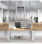 3028-MODULO RECEPCION ALTILLO 120CM HAYA / HAYA. MEDIDAS 120X40X30CM. (MESA NO INCLUIDA EN EL PRECIO, SE COMPRA APARTE)