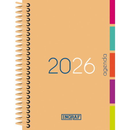 30282-AGENDA 2026 MEDITERRANEO D/P 15x21 COLORES SURTIDOS CASTELLANO INGRAF 356430