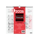 30297-CALENDARIO 2026 NEUTRO PARED ESCRIBIR 300X300MM FINOCAM 781520026