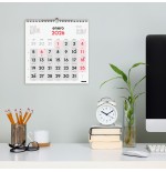 30304-CALENDARIO 2026 NEUTRO PARED NUMEROS GRANDES 300X300MM FINOCAM 780570026