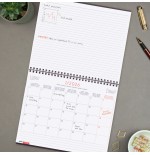 30334-PLANIFICADOR 2026 MES VERTICAL+NOTAS 250X200MM GRIS INTERNACIONAL FINOCAM 625505026