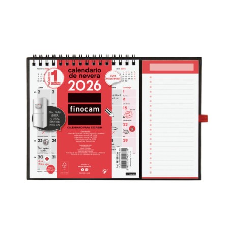 30348-CALENDARIO 2026 NEUTRO ESCRIBIR IMAN XS 140X150MM FINOCAM 781350026