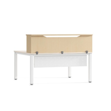 3035-MODULO RECEPCION ALTILLO 140CM HAYA / HAYA. MEDIDAS 140X40X30CM. (MESA NO INCLUIDA EN EL PRECIO, SE COMPRA APARTE)