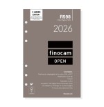 30370-RECAMBIO ANUAL 2026 R598 OPEN500 117X181MM DIA PAGINA FINOCAM 711670026