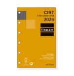 30378-RECAMBIO ANUAL 2026 C297 CLASSIC602 73X114MM 2 DIAS PAGINA FINOCAM 201280026