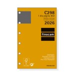 30380-RECAMBIO ANUAL 2026 C298 CLASSIC602 73X114MM DIA PAGINA FINOCAM 201310026