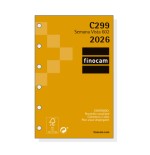 30384-RECAMBIO ANUAL 2026 C299 CLASSIC602 73X114MM SEMANA VISTA HORIZONTAL FINOCAM 201240026