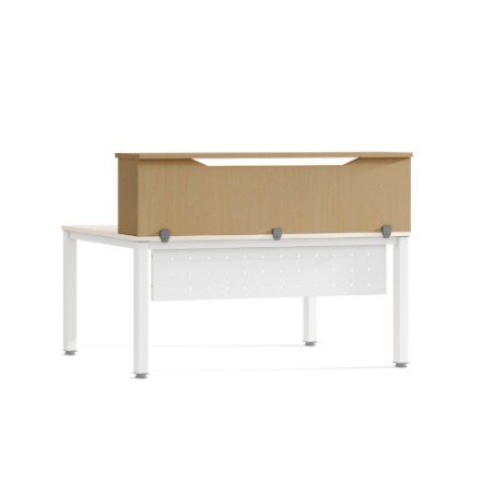 3039-MODULO RECEPCION ALTILLO 140CM ROBLE / ROBLE. MEDIDAS 140X40X30CM. (MESA NO INCLUIDA EN EL PRECIO, SE COMPRA APARTE