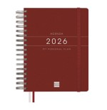 30393-AGENDA 2026 TEMPUS 1/4 155X217MM DIA PAGINA BURDEOS FINOCAM 626307426