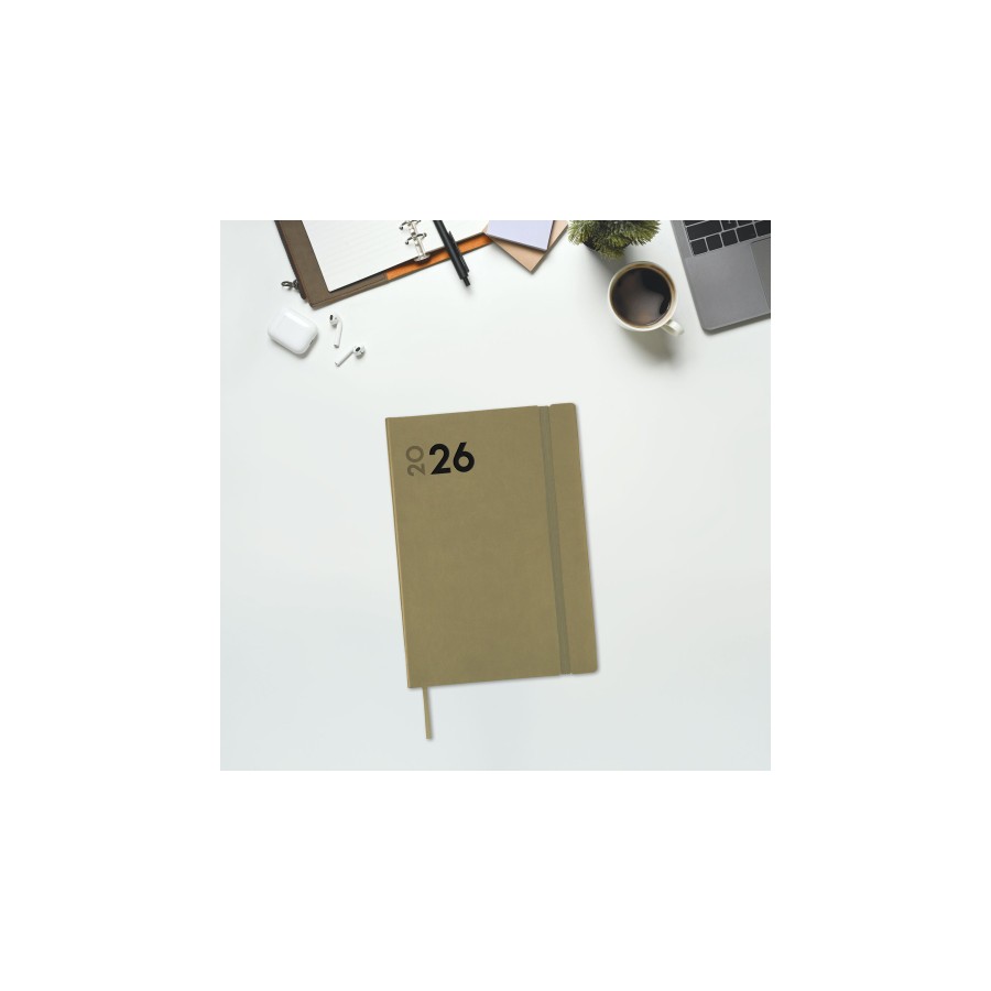 30405-AGENDA 2026 DYNAMIC MARA Y10 140X204MM SEMANA VISTA VERTICAL VERDE FINOCAM 621122026