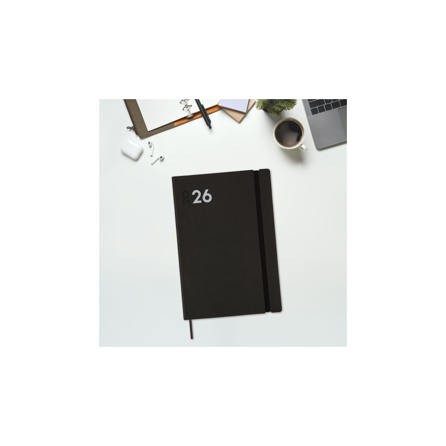 30422-AGENDA 2026 DYNAMIC MARA Y11 164X240MM DIA PAGINA NEGRO FINOCAM 621986026