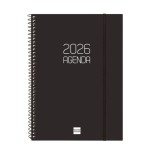 30437-AGENDA 2026 BASIC OPAQUE E10 155X212MM SEMANA VISTA HORIZONTAL NEGRO FINOCAM 742766026