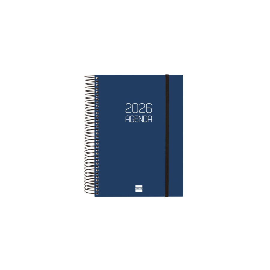 30444-AGENDA 2026 BASIC OPAQUE E10 155X212MM DIA PAGINA AZUL FINOCAM 742911026