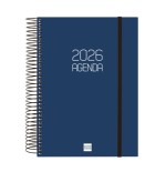 30444-AGENDA 2026 BASIC OPAQUE E10 155X212MM DIA PAGINA AZUL FINOCAM 742911026